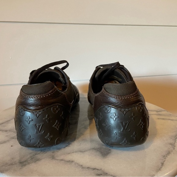 Louis Vuitton G0 Leather sneakers Size US 10 - Picture 3 of 6